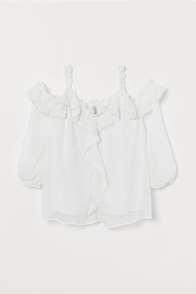 H&M+ Off-the-shoulder Blouse | H&M (US + CA)