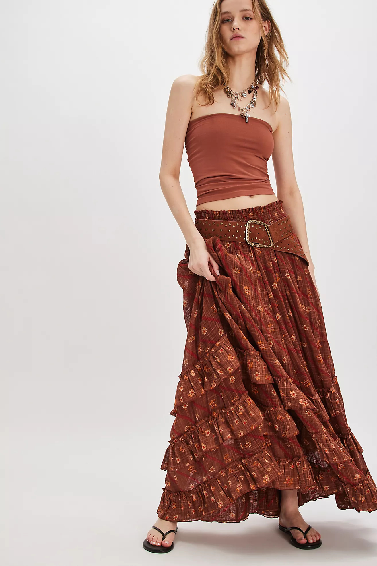 FP One Brynn Printed Maxi Skirt | Free People (Global - UK&FR Excluded)