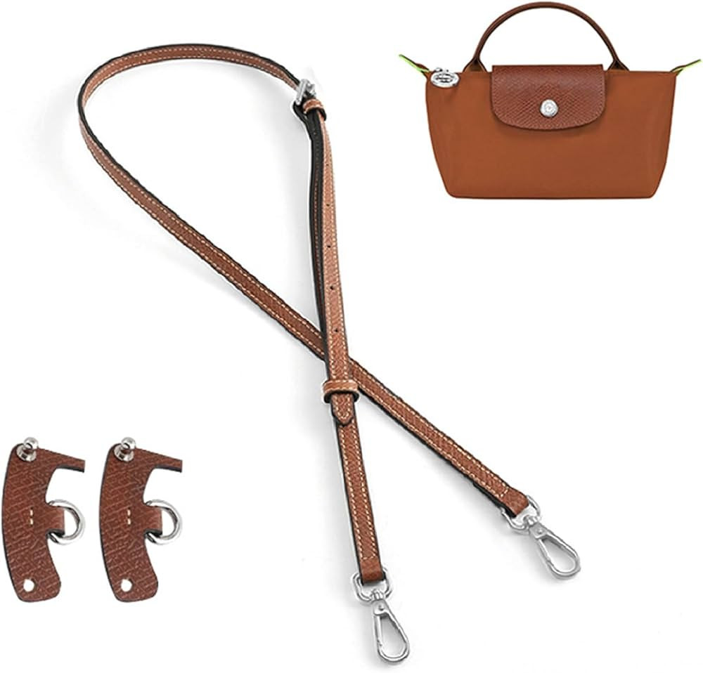 Leather Purse Straps for Longchamp Conversion Kit,Replacement Crossbody Adjustable Shoulder Strap... | Amazon (US)
