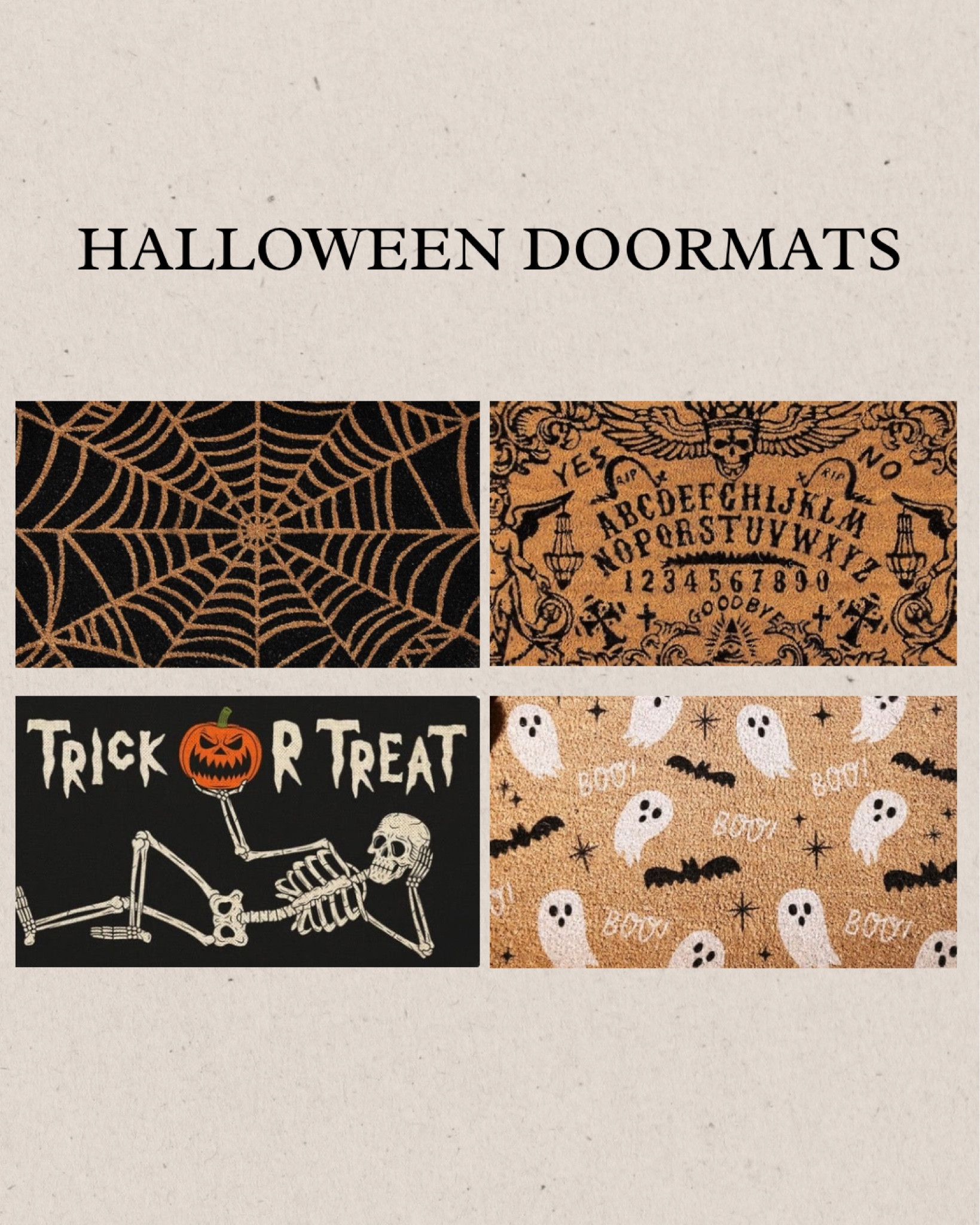 halloween doormats on amazon!

layer with the checkered for the cutest fall look! 

#LTKxPrimeDay #LTKHalloween #LTKSeasonal
