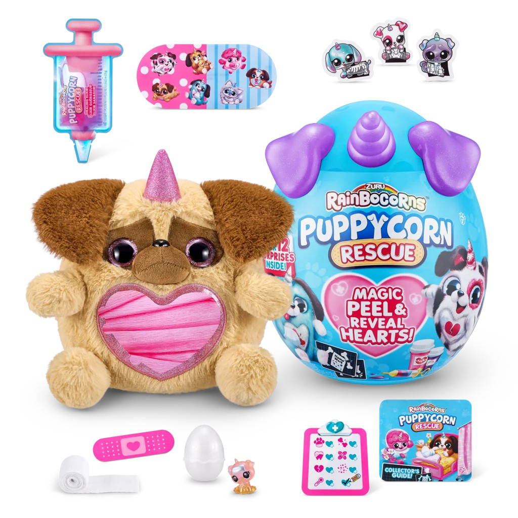 Rainbocorns Puppycorn Rescue Plush Surprise Toy by ZURU - Walmart.com | Walmart (US)