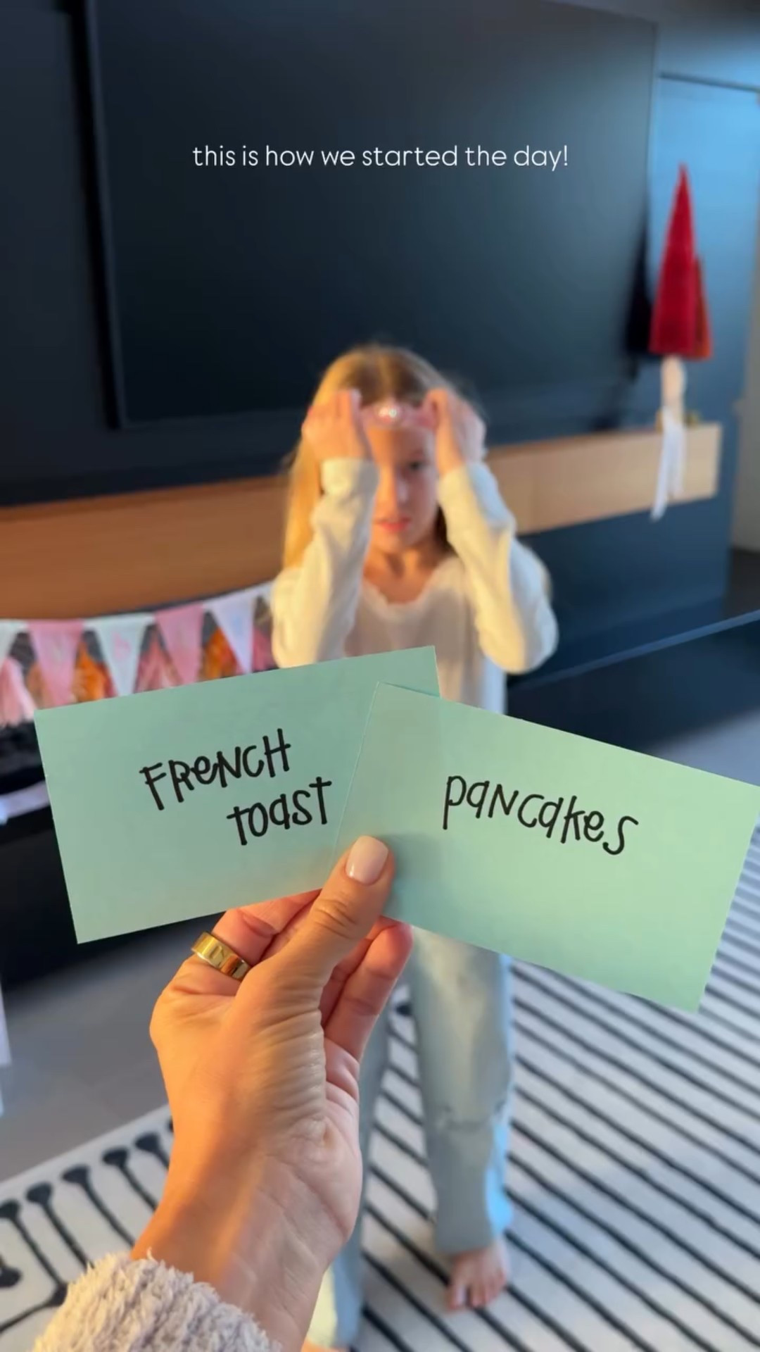 this is how we started the day!