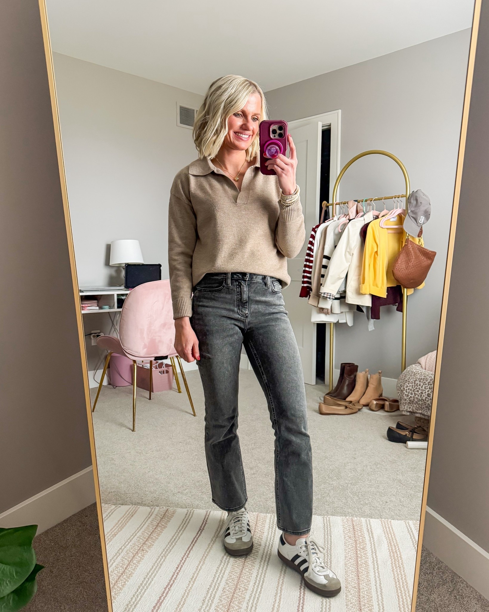 What I wore this week! I am loving these gray jeans from Quince! 
Sweater- small
Jeans- 25/26"

#LTKPetite #LTKootd #LTKOver40