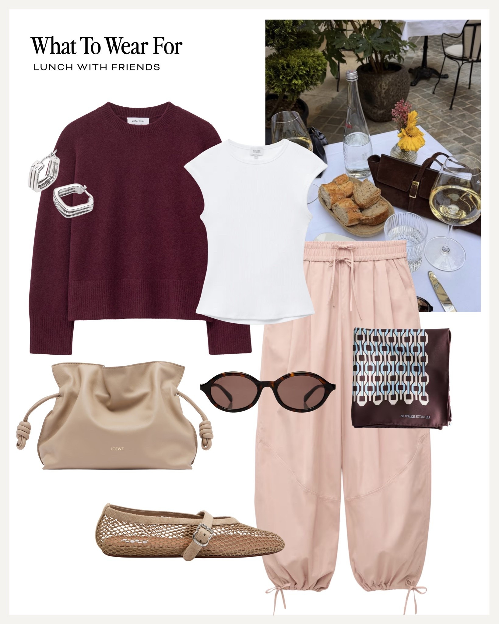 Styling balloon trousers 🫶

Early autumn, transitional style, burgundy knit, ballet flats, Loewe bag, beige trousers

#LTKuk #LTKautumn
