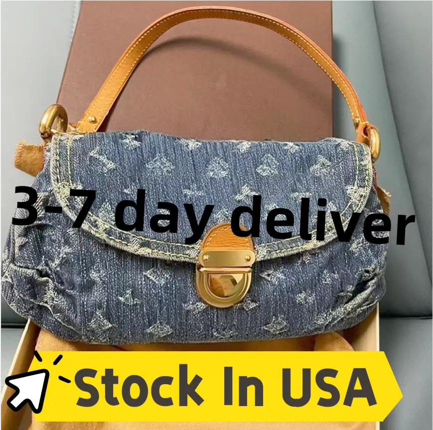 Save Big on Bulk Denim Crossbody Handbags Blue Denim Luxury Bag Crossbody Designer Bag Shoulder B... | DHGate