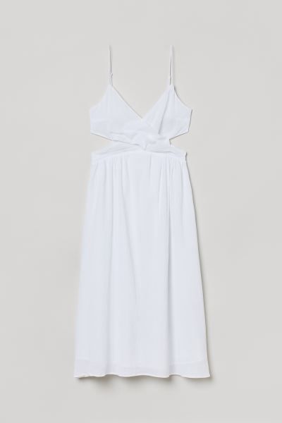 V-neck Cotton Dress | H&M (US + CA)