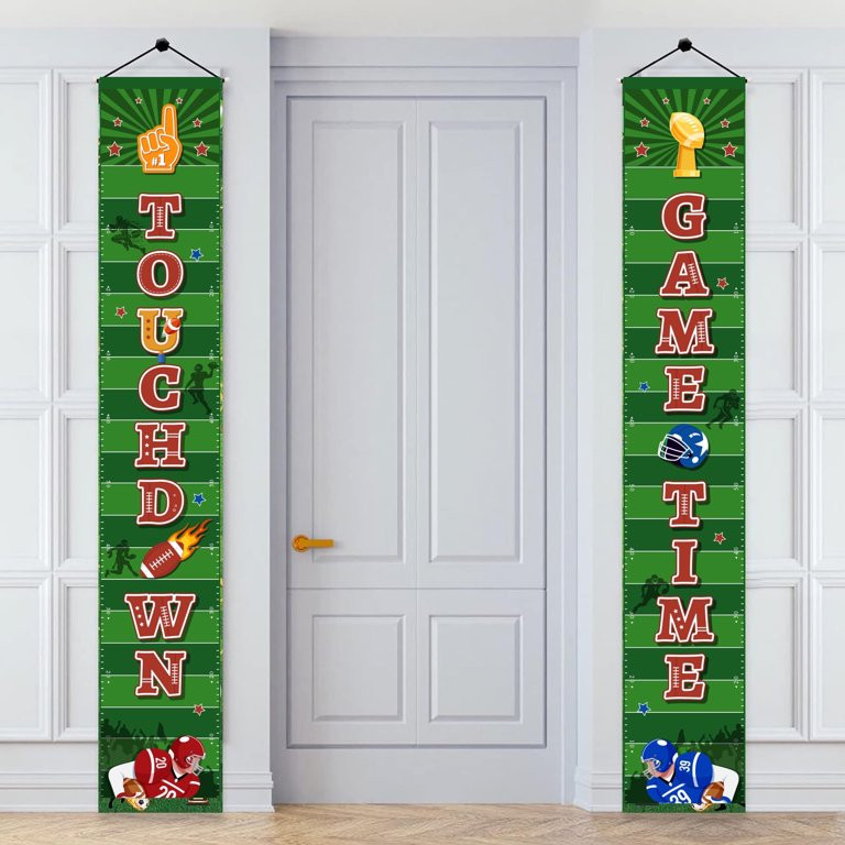 Football Couplet Decoration,70.8*11.8Inches Football Decoration for Door Couplet,Applicable to Su... | Walmart (US)