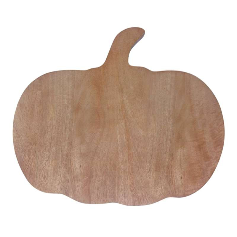 Wooden Pumpkin Charcuterie Board, 14x16 | At Home