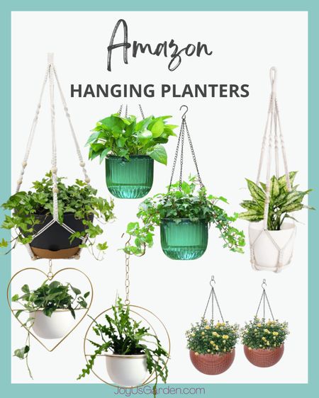 Take your indoor plants to the next level with hanging planters. This would be perfect for your pothos or trailing houseplants. #planter #plants #homedecor #planters #plant #gardening #flowers #plantsmakepeoplehappy #plantlover #indoorplants #interiordesign #houseplants #pot #pots #plantlife #home #LTKunder50 #LTKunder100



#LTKfindsunder50 #LTKfindsunder100 #LTKhome