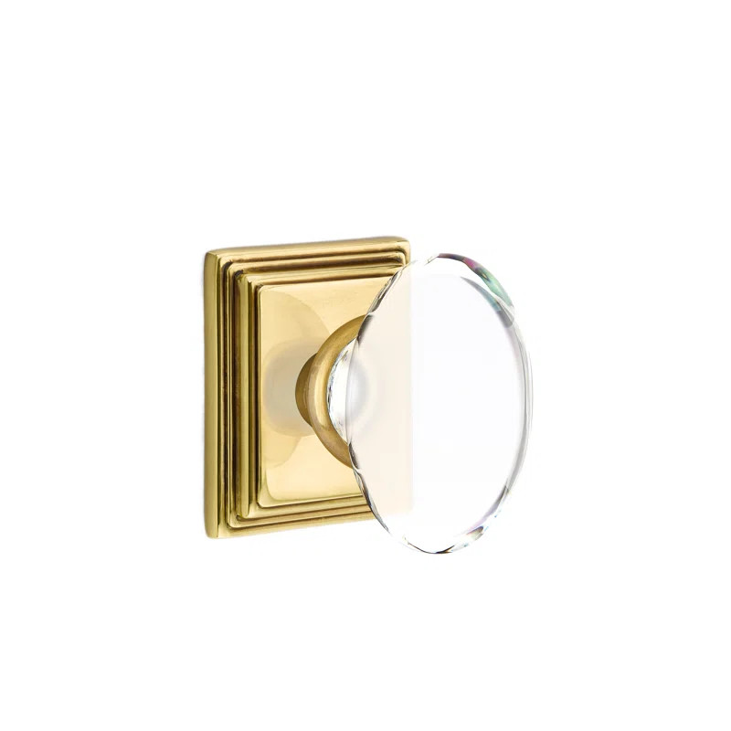 8161HTUS7 Passage Hampton Crystal Knob with Wilshire Rose | Wayfair North America