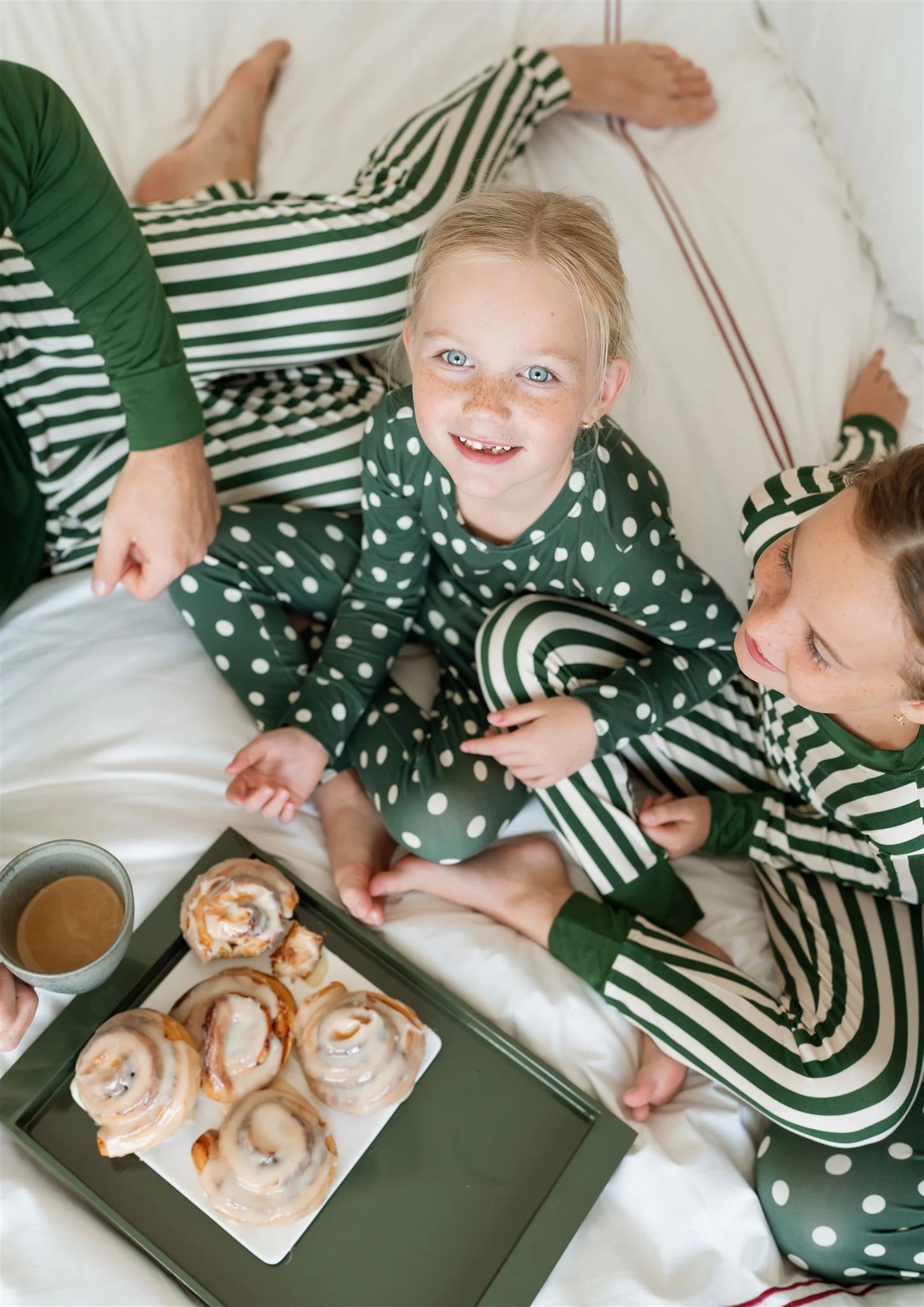 Green Polka Dot Two Piece Set | In My Jammers
