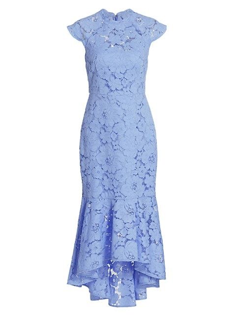 Mina Lace Midi-Dress | Saks Fifth Avenue