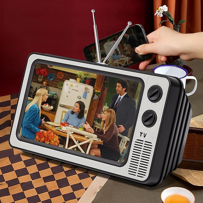 Anki HappiGo 12' Screen Magnifier for Cell Phone-Retro TV Amplifier 3D HD Mobile Phone Screen Mag... | Amazon (US)