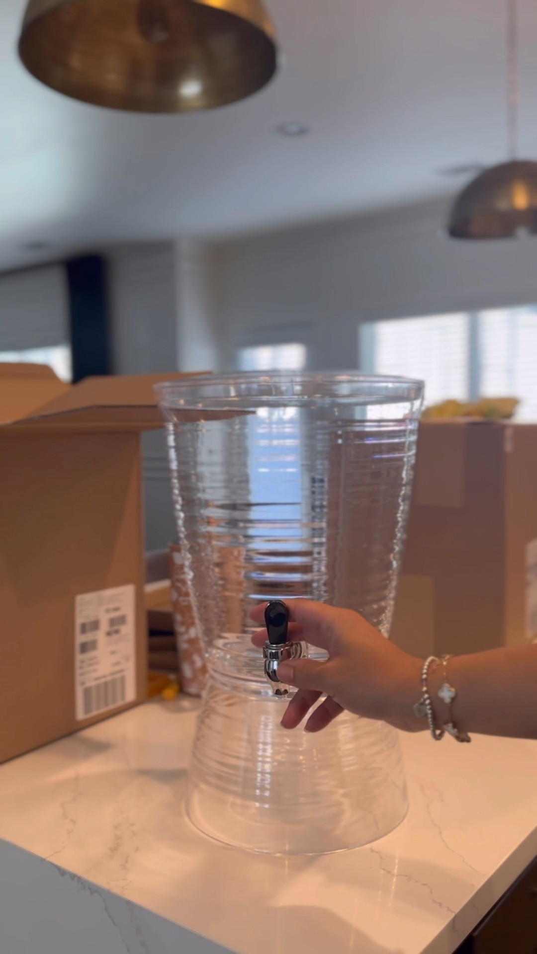 I purchased these drink dispensers for my baby shower and I’m impressed. They were on sale for $22 when I purchased them, are BPA FREE, made of acrylic, made in the US, and arrived with little to no scratches and zero cracks. I’m looking forward to serving drinks out of them. 

Shop these for your next event. 

#LTKFamily #LTKHome #LTKFindsUnder100