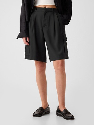 365 Mid Rise Cargo Bermuda Shorts | Gap (US)