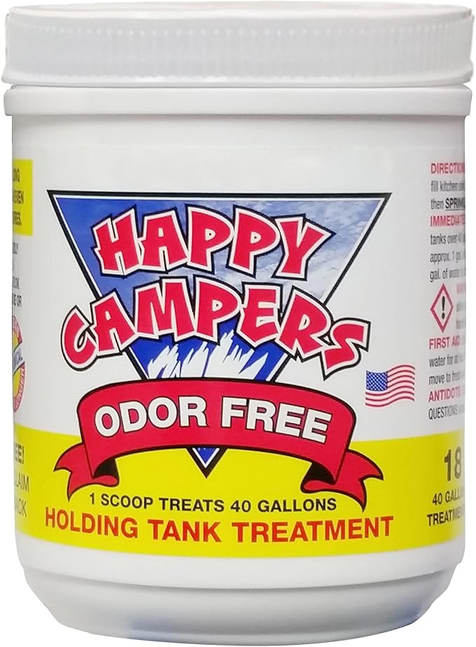 Happy Campers RV Toilet Treatment 18 - Extra Strength Odor Eliminator for Black and Gray Holding ... | Amazon (US)