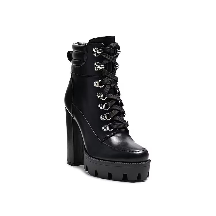 London Rag Stopper Platform Boot | Women's | Black | Size 9 | Boots | Block | Bootie | Combat | Lug  | DSW