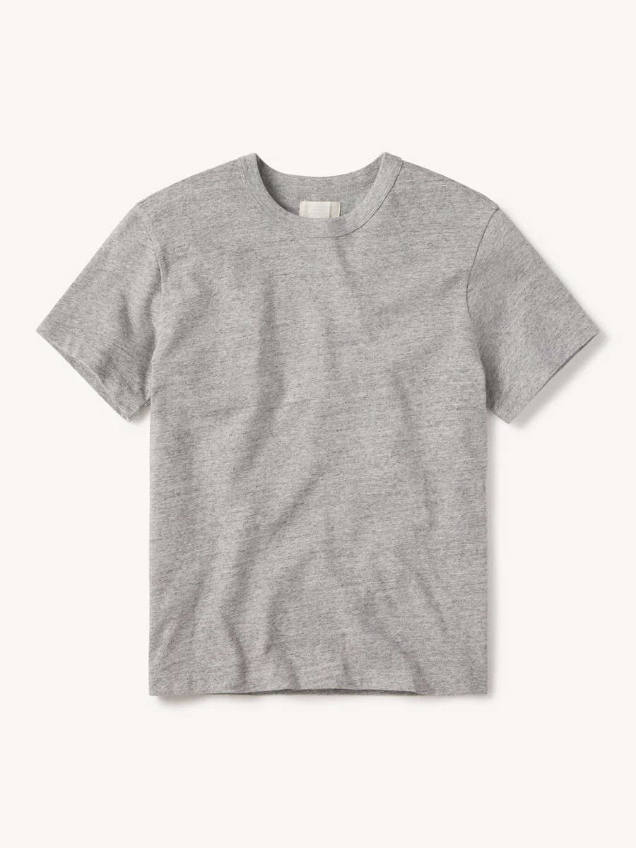Speckle Grey Field-Spec Cotton Heavy Tee - Buck Mason- Modern American Classics | Buck Mason