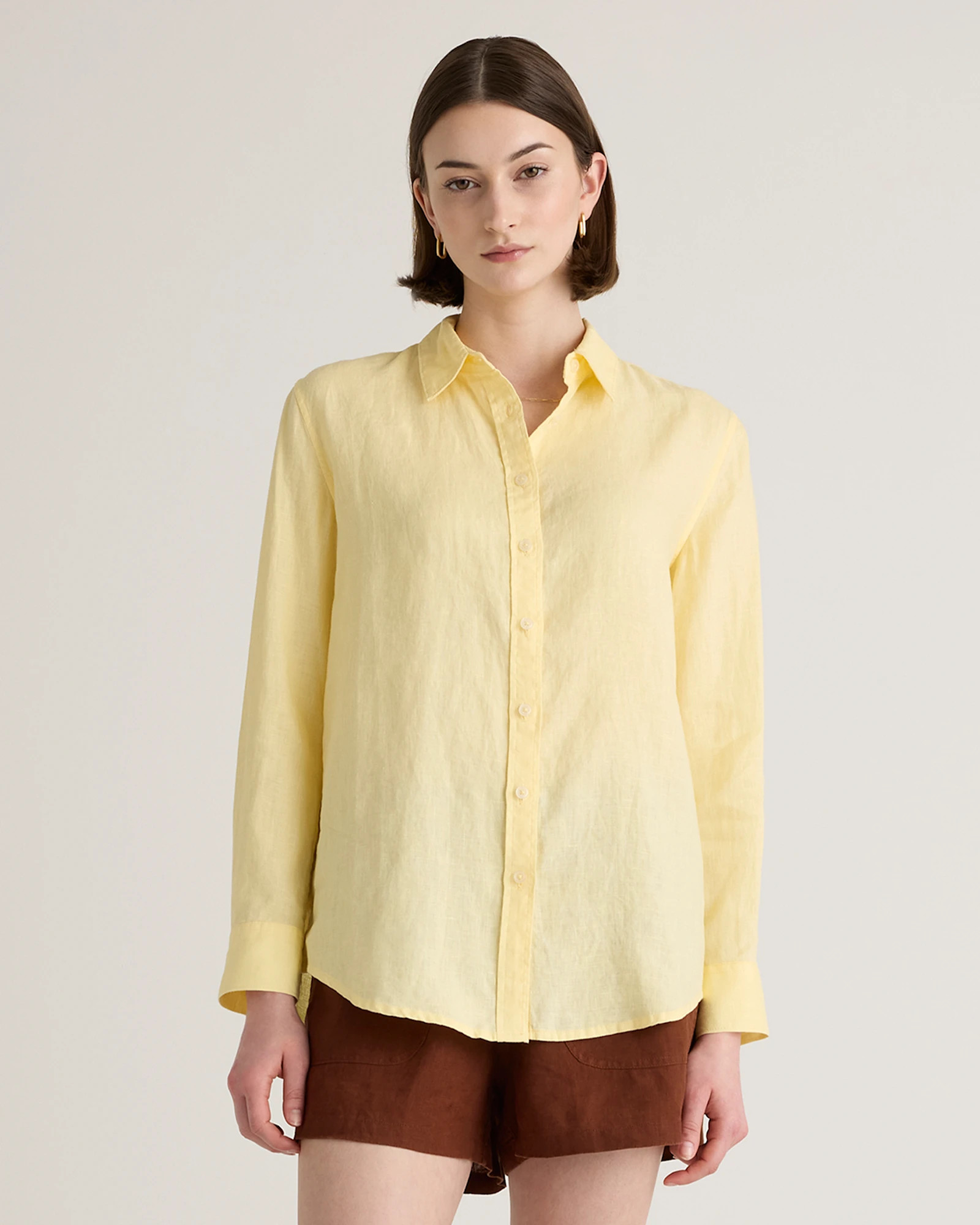 100% European Linen Long Sleeve Shirt | Quince