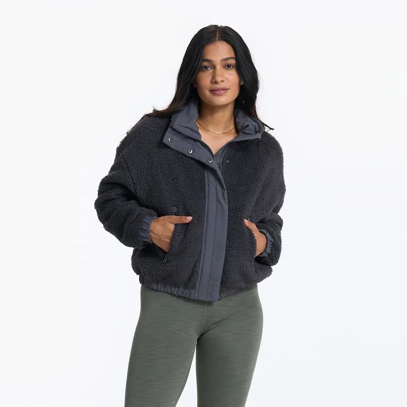 Cozy Sherpa Jacket | Charcoal | Vuori Clothing (US & Canada)