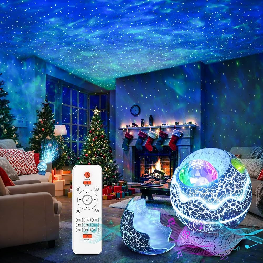 Rossetta Galaxy Projector, Star Projector for Bedroom, Night Lights for Kids Room with White Nois... | Amazon (US)