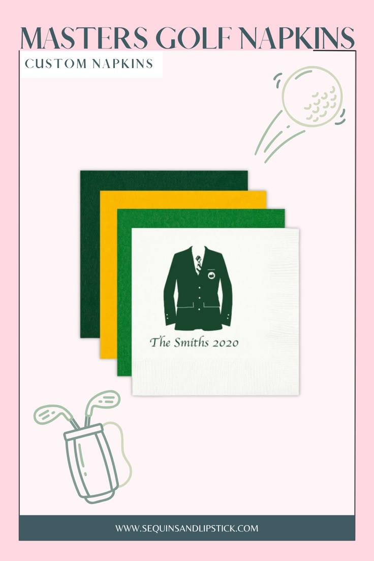 Personalized napkins are the perfect addition to your next event! Especially, for the golf-loving person in your life! These napkins will go fast, get them while you can. 

 #LTKmomlife #LTKSeasonal #LTKMens