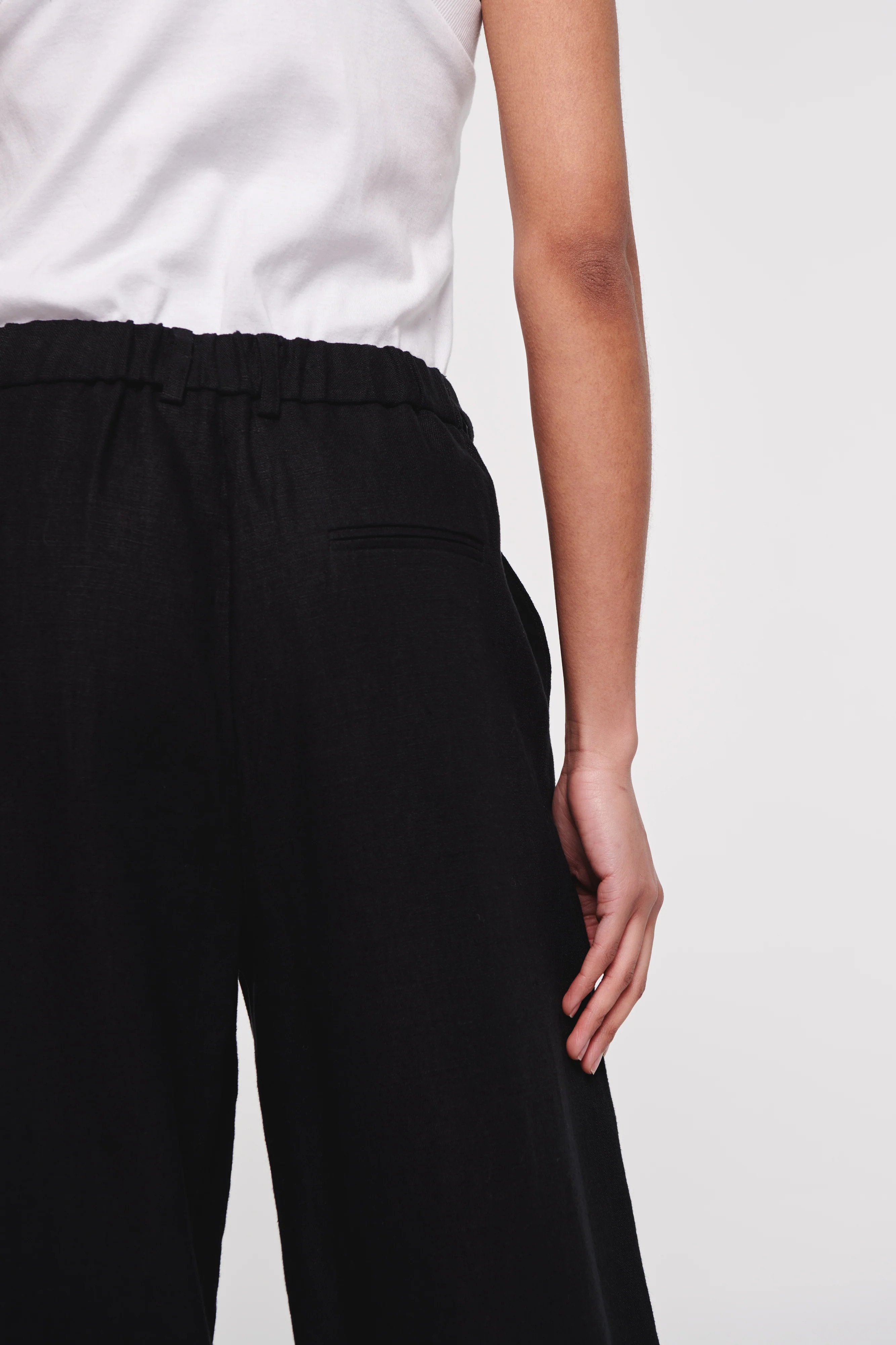Hainault Wide Leg Linen Trousers | Aligne UK