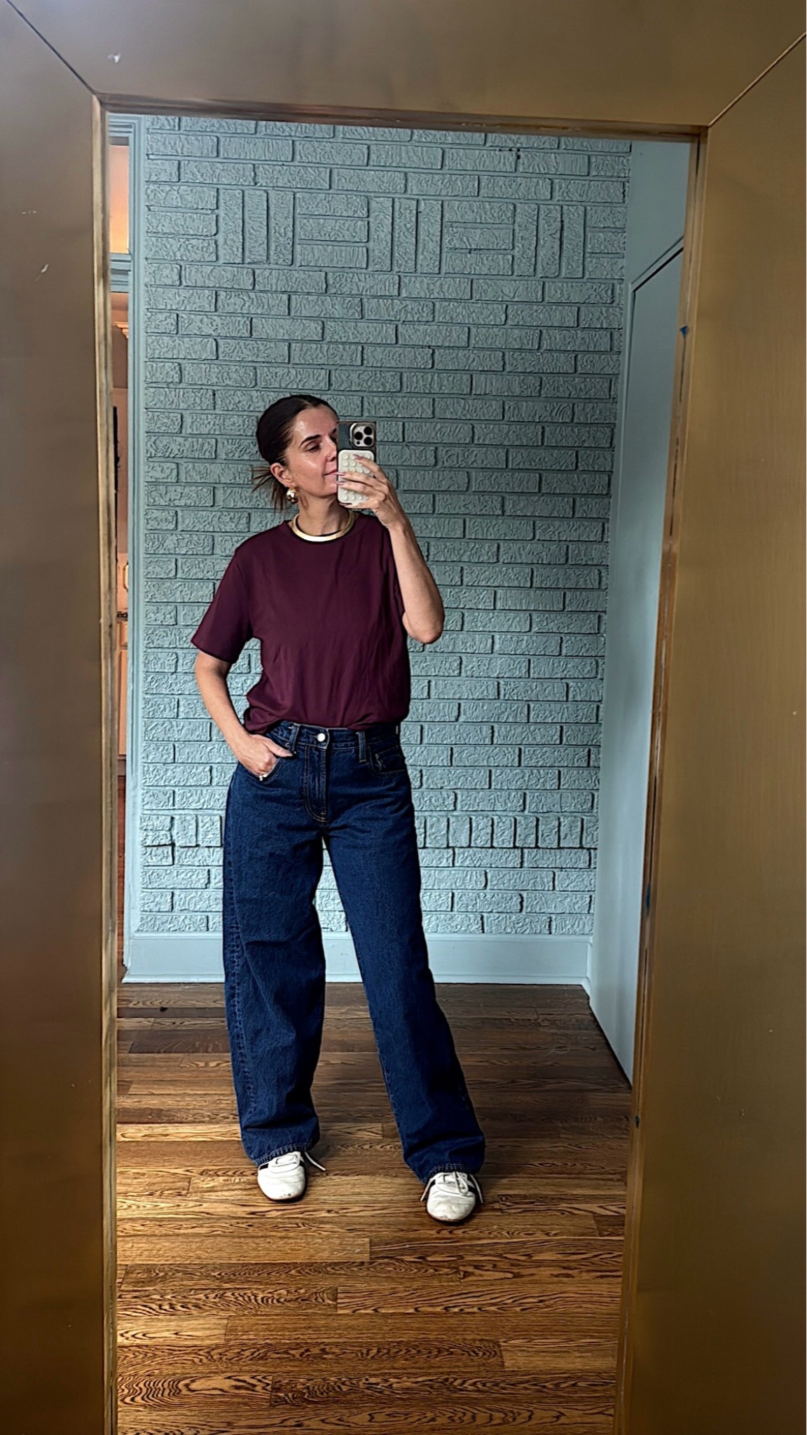 Hailey Bieber jeans with oversize Aritzia tee.

#LTKootd #LTKOver40 #LTKSeasonal