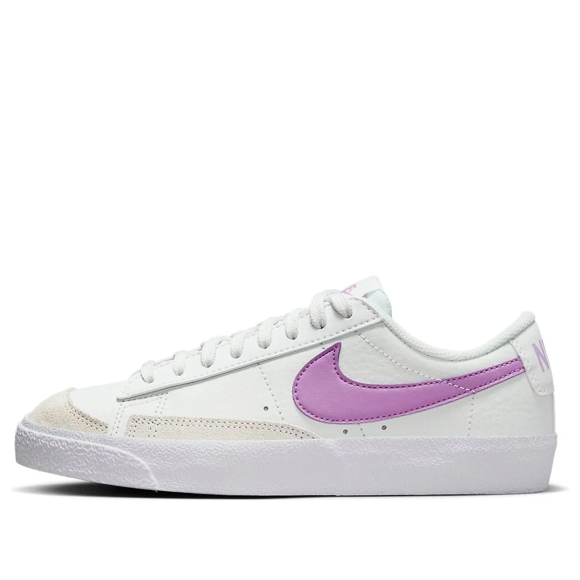 (GS) Nike Blazer Low '77 'White Rush Fuchsia' DA4074-119 | KICKS CREW
