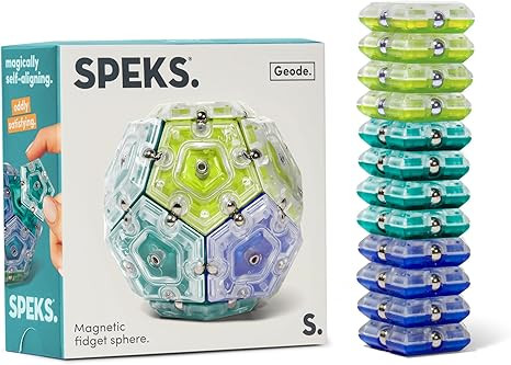 Speks Geode Sphere Magnetic Fidget Toy for Adults | Quiet Adult Sensory Toy for Stress Relief & A... | Amazon (US)