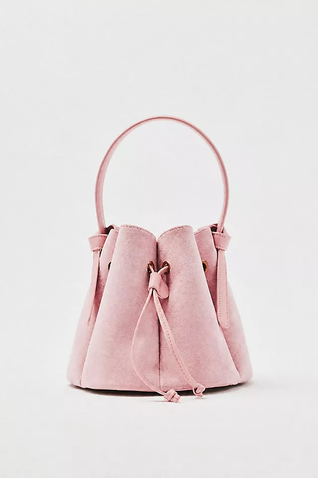 Laguna Faux-Suede Mini Bucket Bag | Anthropologie (US)