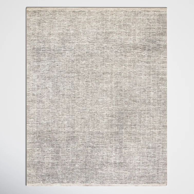 Gracelyn Handmade Wool Ivory Rug | Wayfair North America