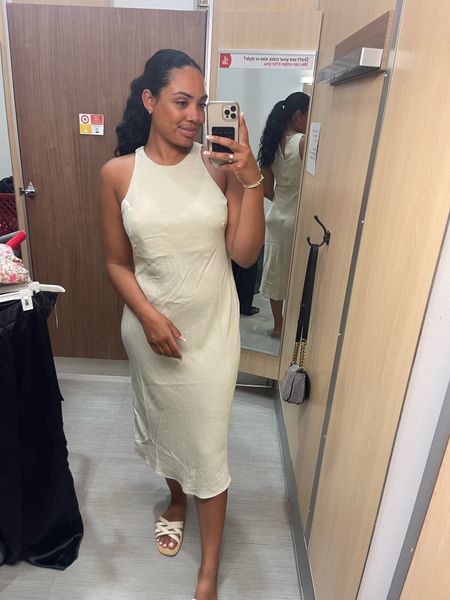 This high neck slip dress is so cute! It’s such a good find, very flattering perfect length and go to staple dress 

#LTKFind #LTKstyletip #LTKunder50