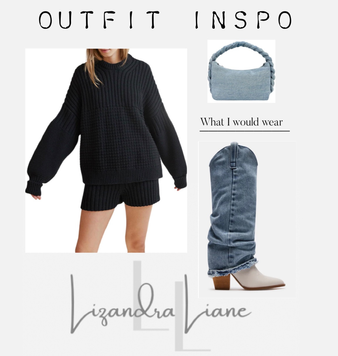 Outfit inspo, denim, fall outfits, boots, matching sweater set 

#LTKfindsunder100 #LTKfindsunder50 #LTKstyletip