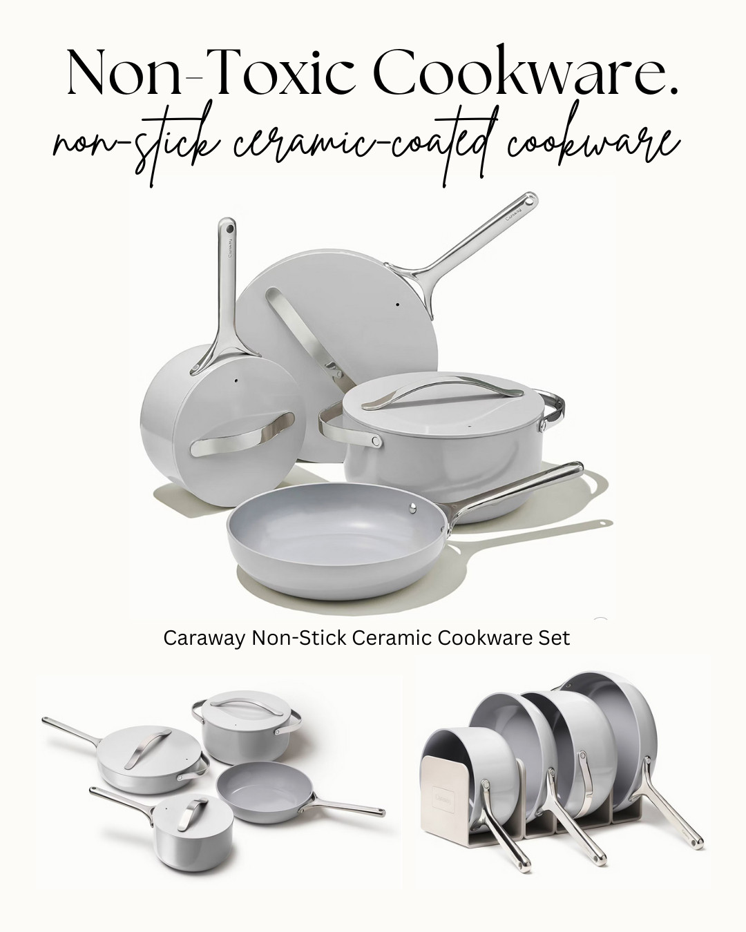 Caraway Non-Toxic Cookware Set 🍳
This complete 12-pc ceramic-coated cookware set has everything you need for healthy, easy cooking. Non-stick, non-toxic, and so beautiful in any kitchen 

 #LTKGiftGuide #LTKfoodie #LTKHome