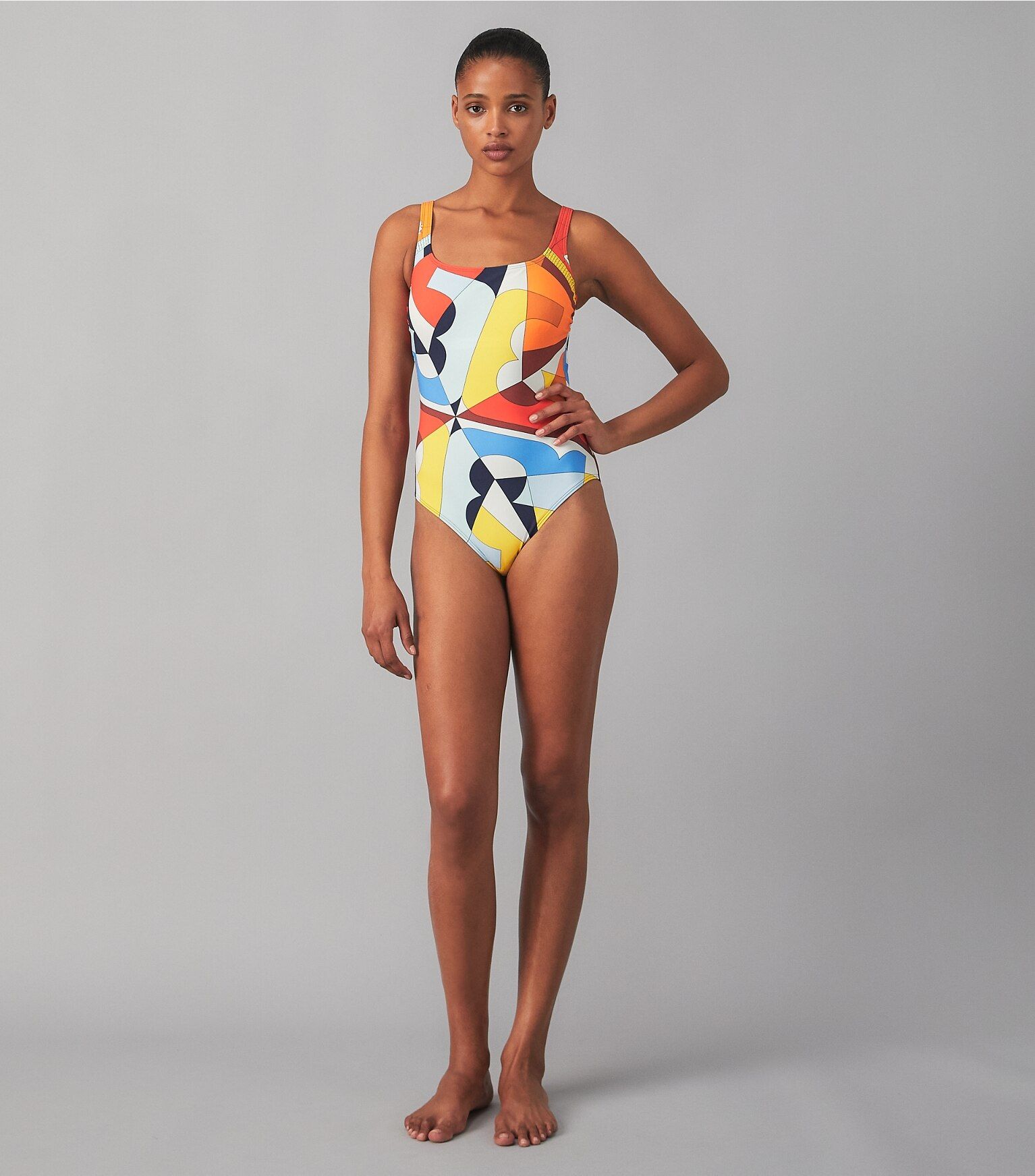 Printed Tank Swimsuit | Tory Burch (US)