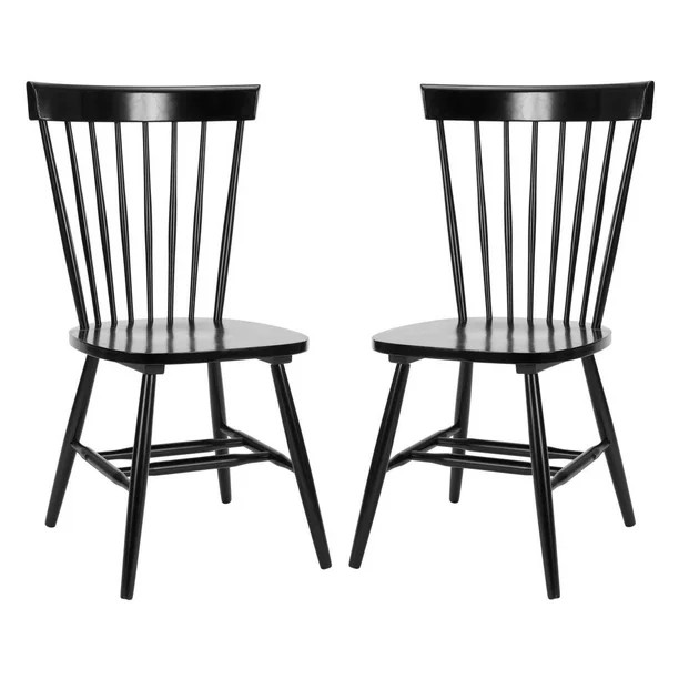 Safavieh Joslyn Dining Side Chairs - Black - Set of 2 | Walmart (US)