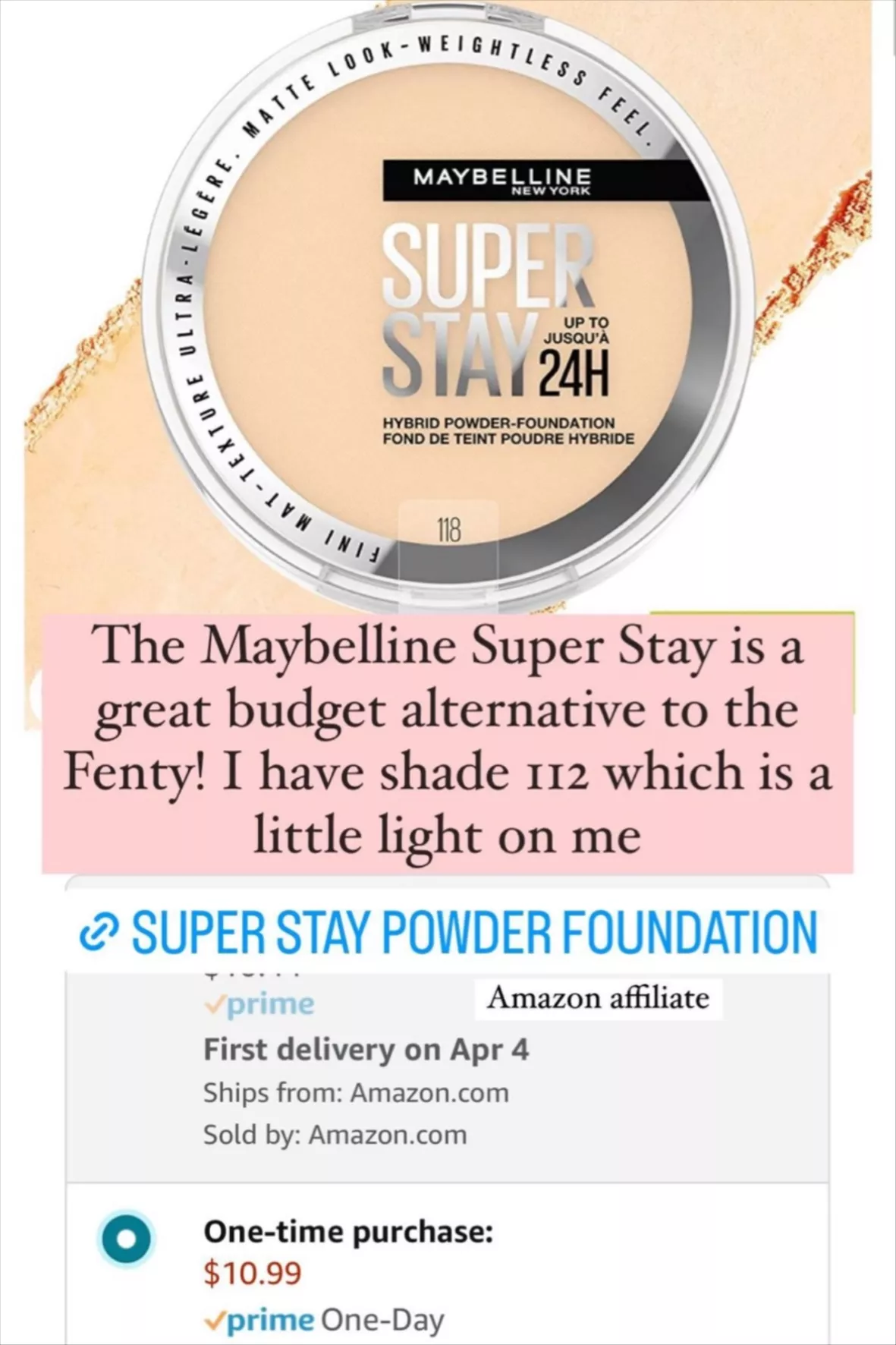 Maybelline Super Stay 24HR Skin … curated on LTK