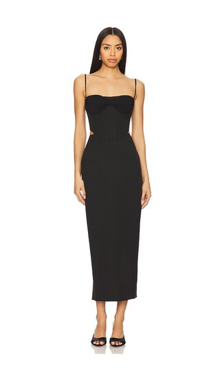 Martini Midi Dress in Black | Revolve Clothing (Global)