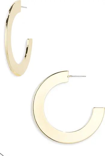 Flat Hoop Earrings | Nordstrom