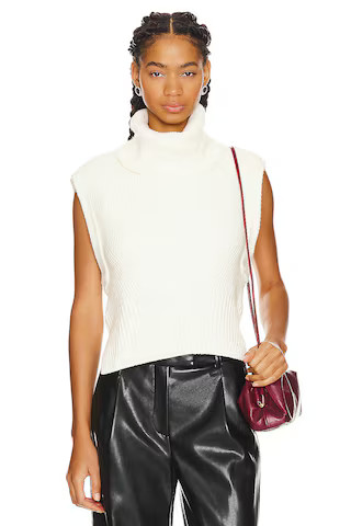 SIMKHAI Maple Sweater Top in Ivory from Revolve.com | Revolve Clothing (Global)