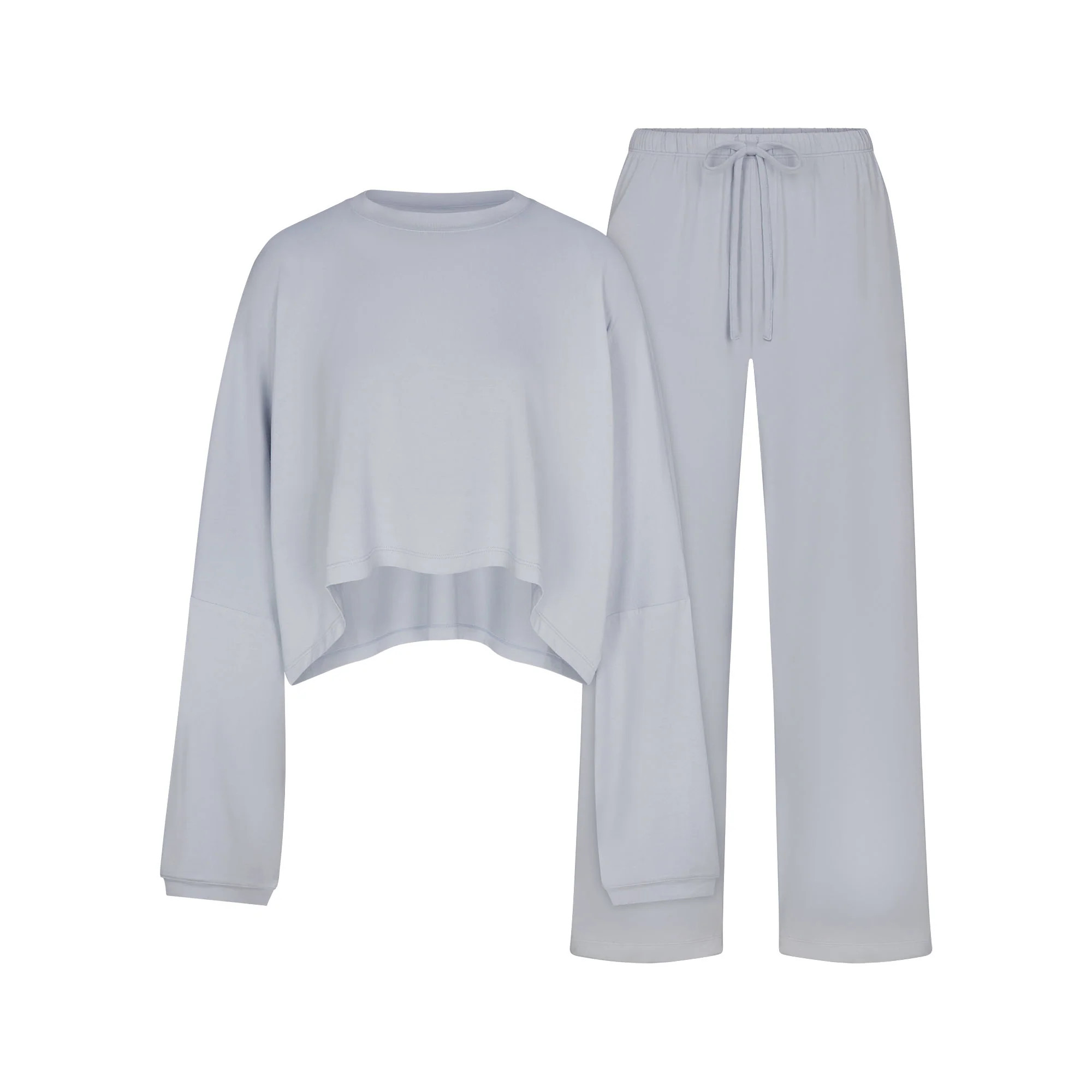 CROPPED LONG SLEEVE AND PANT SET | SKIMS (US)