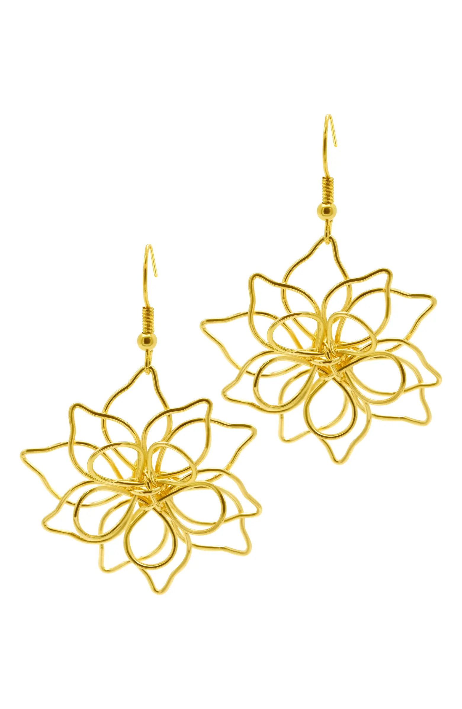 Adornia Wire Flower Drop Earrings | Nordstromrack | Nordstrom Rack