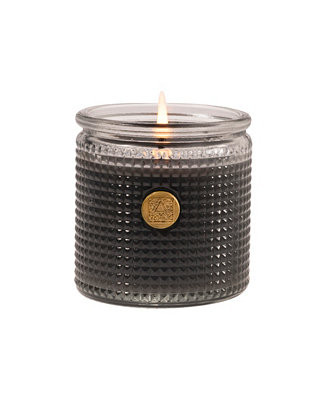 Smoked Vanilla Santal Textured Glass Candle with Wax | Macy's