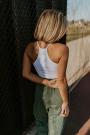 Free People Happiness Runs Crop in White | Henly