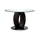 BOWERY HILL Round Dining Table in Black | Amazon (US)