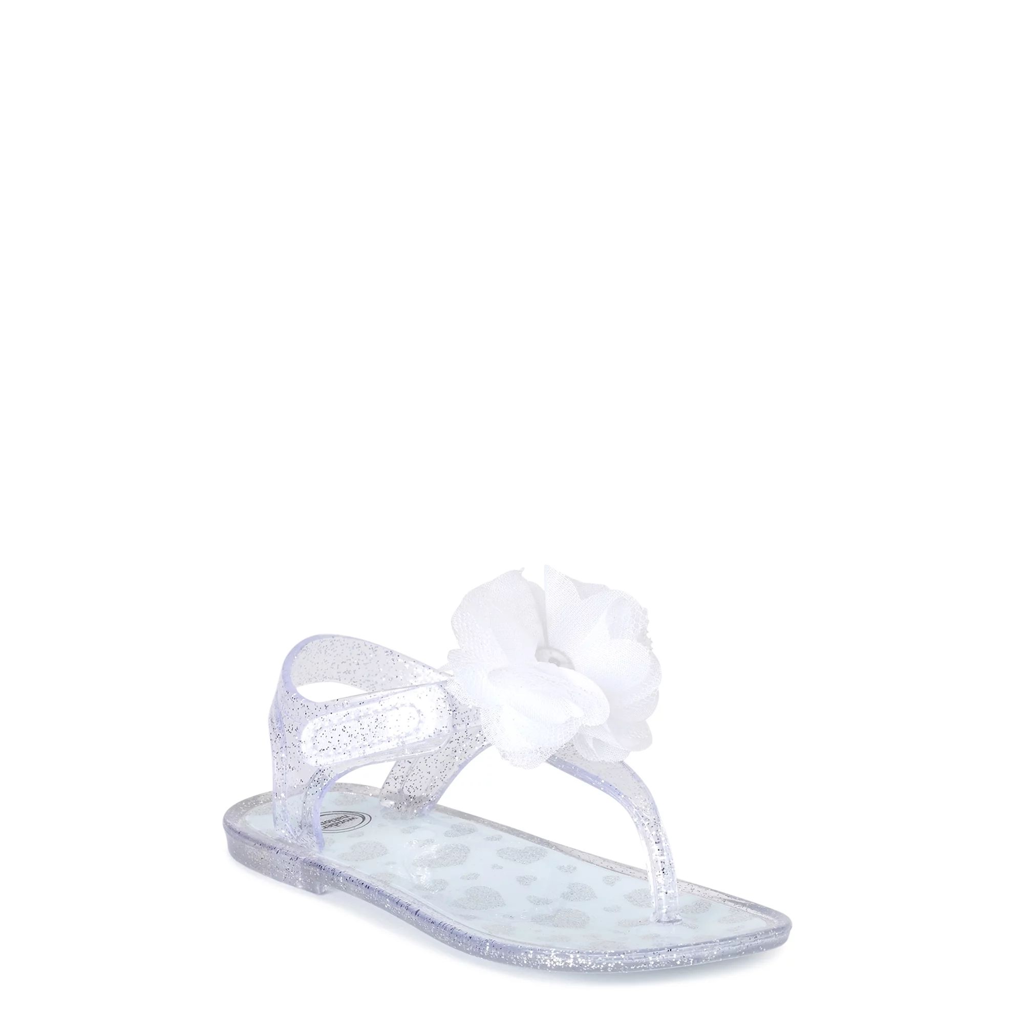 Wonder Nation Sparkle Jelly Sandal (Toddler Girls) | Walmart (US)