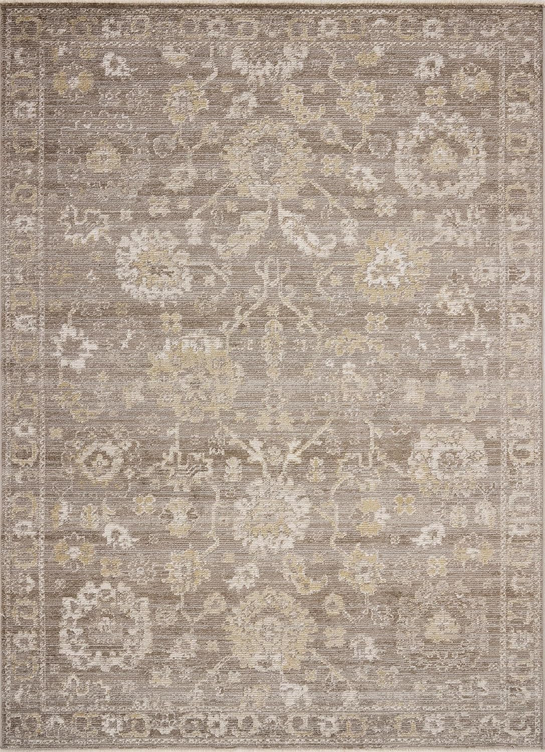 Loloi Magnolia Home by Joanna Gaines Pace Collection PAC-03 Taupe/Wheat 9'-6" x 12'-3" Area Rug | Amazon (US)
