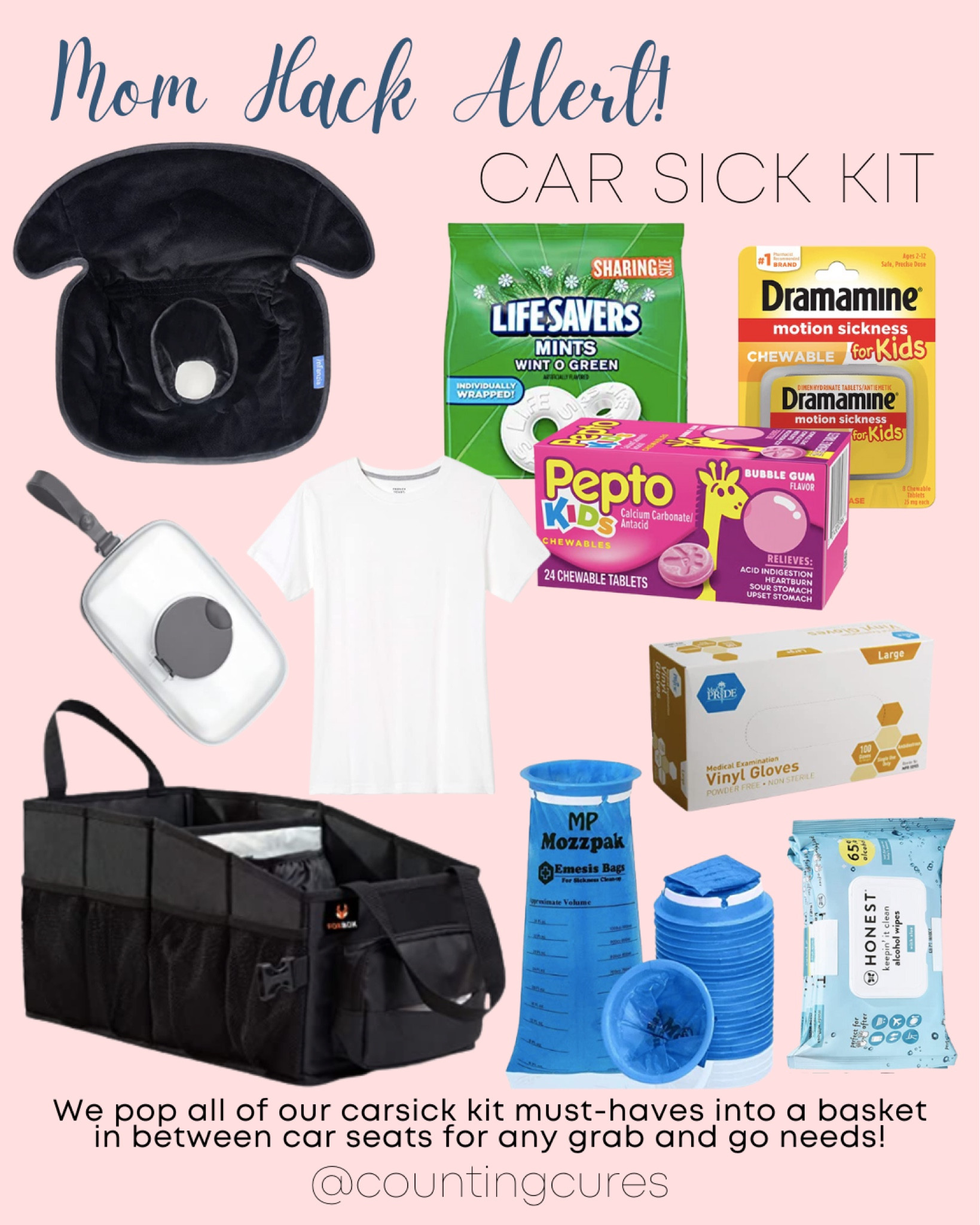 Long car trips might be hard for your kids. Make sure to have these items in your car sick kit to help them relieve car sickness and nausea.

Family trip essentials, car sick essentials, mom hacks, road trip essentials, travel needs, travel essentials, travel must-haves, travel must-haves for moms, travel essentials for mom, road trip, amazon faves, amazon kids, amazon sale, found it on amazon, amazon purchase, amazon deals, amazon finds

#LTKkids #LTKfamily #LTKtravel