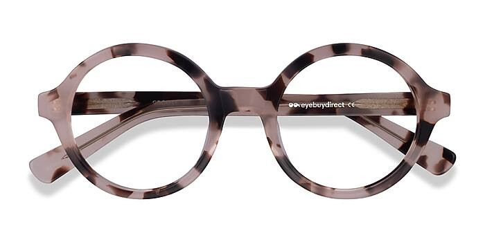 Groove Round Ivory Tortoise Glasses for Women | EyeBuyDirect | EyeBuyDirect.com